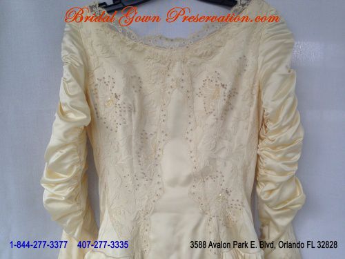 Old Wedding Gown Restoration