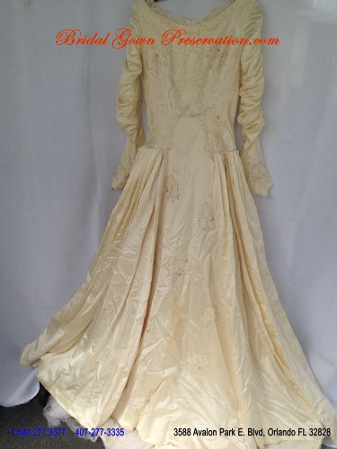 Old Wedding Gown Restoration