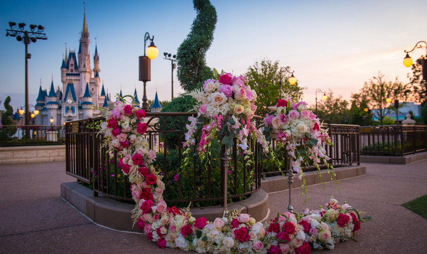 Disney Wedding East Plaza Garden2-Magic Kingdom-Wedding - Bridal Dress Gown Cleaning, Preservation & Restoration 1-844-277-3377